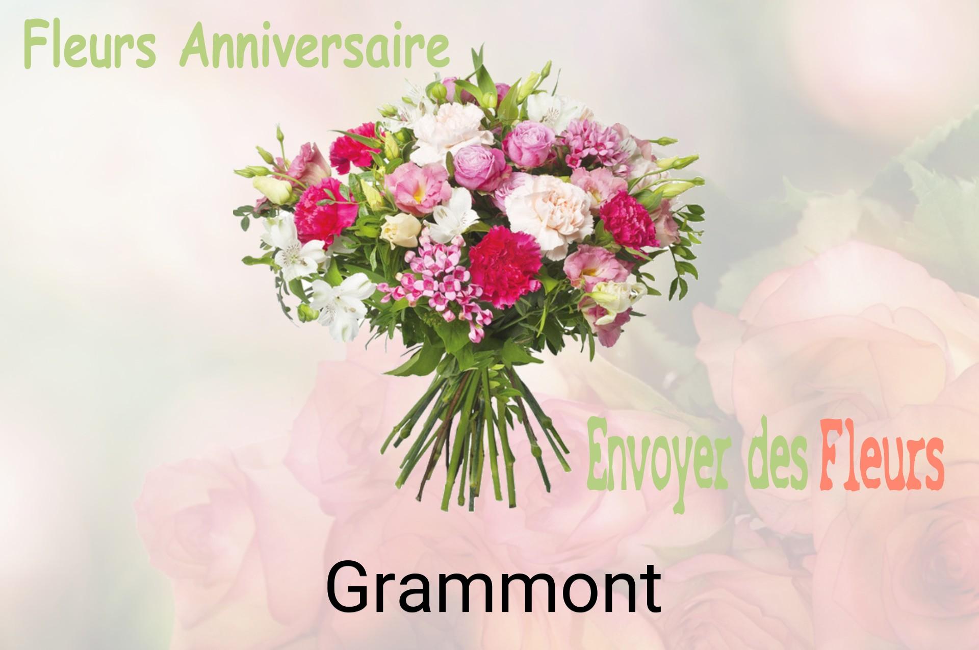 Bouquet de fleurs d’anniversaire livré à Grammont