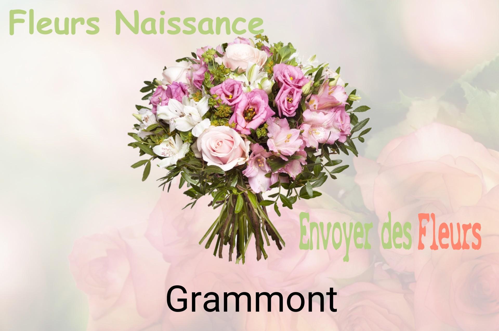 Bouquet de fleurs de naissance livré à Grammont